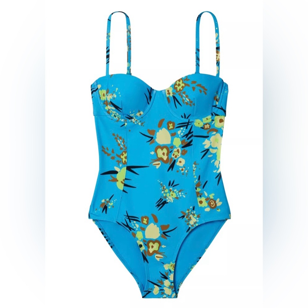 Tory Burch Swimsuit Bright Horizon Drip Bouquet One Piece